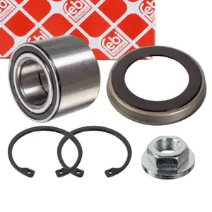 febi 174614 Radlagersatz Radlager f&uuml;r FORD Fiesta 5 Focus 1 Courier MAZDA 2 DY Hinterachse