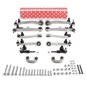 febi 21502 Querlenker Satz für AUDI A4 B5 A6 C5 VW Passat 3B 12-teilig 8D0498998