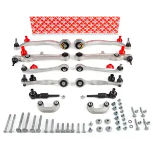 febi 24802 Querlenker Komplettsatz f&uuml;r AUDI A4 B6 B7 bis Fgst.-Nr. 12-teilig