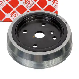 febi Riemenscheibe Kurbelwelle f&uuml;r VOLVO C30 C70 2 S40 2 S60 2 V60 V70 3 V40 XC60 1 2.4 T5
