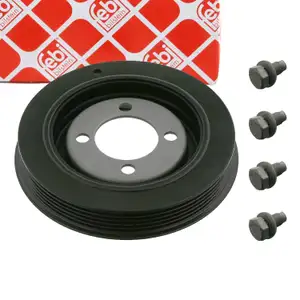 febi 33787 PROKIT Riemenscheibe Kurbelwelle f&uuml;r CITROEN Saxo Xsara PEUGEOT 106 1 2 1.5D