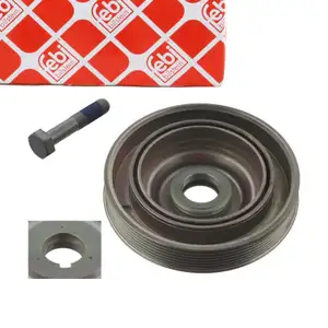 febi Riemenscheibe Kurbelwelle f&uuml;r FORD C-Max Focus 2 3 Mondeo 4 Kuga S-Max 2 2.0 TDCi