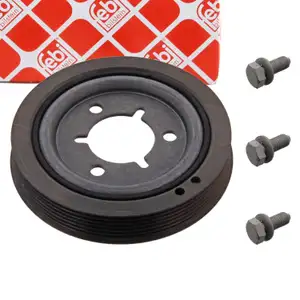 febi PROKIT Riemenscheibe Kurbelwelle für CITROEN C2 C3 3 C4 PEUGEOT 206 307 1007 1.4 1.6