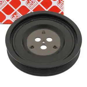 febi 49565 Riemenscheibe Kurbelwelle f&uuml;r FORD Transit 2.4 TDCi/DI/TDE FD FA FM 1088891