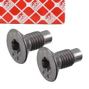 2x febi 180369 Schraube Bremsscheibe für DACIA MERCEDES-BENZ OPEL RENAULT SMART
