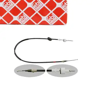 febi 06236 Kupplungsseil Kupplungsseilzug f&uuml;r FORD Transit T E 1.6-2.0i/2.5 D 6177410