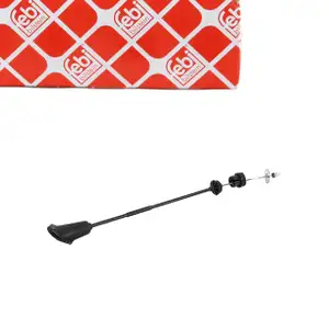 febi 19502 Kupplungsseil Kupplungsseilzug f&uuml;r PEUGEOT 106 1 1.0 OHNE Servolenkung 2150.E0