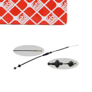 febi 31328 Kupplungsseil Seilzug f&uuml;r VW Transporter T4 1.8-2.8 VR6/1.9-2.5 TDI 7D1721335