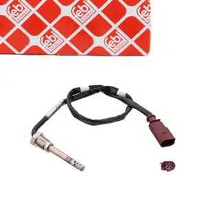 febi Abgastemperatursensor f&uuml;r VW Polo 5 6R 6C SEAT Ibiza 4 SKODA 2 1.2 TDI 03P906088E