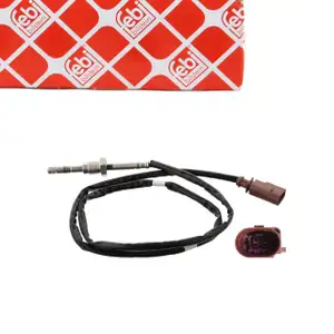 febi 100810 Abgastemperatursensor f&uuml;r VW Golf 7 AUDI SEAT Leon 5F SKODA Octavia 3 1.6 TDI