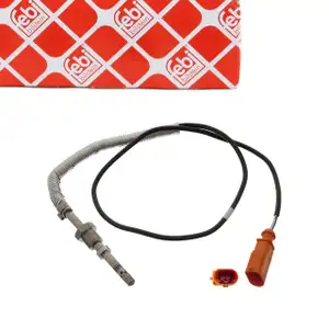 febi Abgastemperatursensor f&uuml;r VW Golf 5 AUDI 8P SEAT Leon 1P SKODA Octavia 2 1.9/2.0 TDI