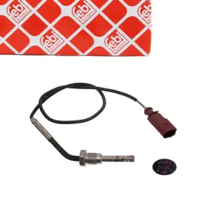 febi 49269 Abgastemperatursensor Sensor vor Rpf f&uuml;r VW Touareg 7L 2.5 R5 TDI 070906088D