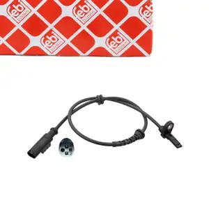 febi 100988 ABS Sensor Raddrehzahl f&uuml;r FIAT Grande/Punto OPEL Adam Corsa D E hinten