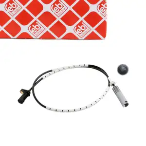 febi 102856 ABS Sensor Raddrehzahl f&uuml;r BMW 1er E81 E82 E87 E88 3er E90 hinten 34526870076
