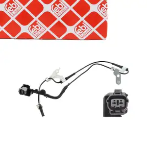febi 107371 ABS Sensor Raddrehzahl f&uuml;r MAZDA 6 GH Vorderachse links GS1D-43-73X