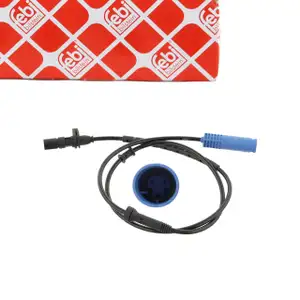 febi 31533 ABS Sensor Raddrehzahl f&uuml;r BMW 7er E38 Z8 Roadster E52 Hinterachse 34521182077