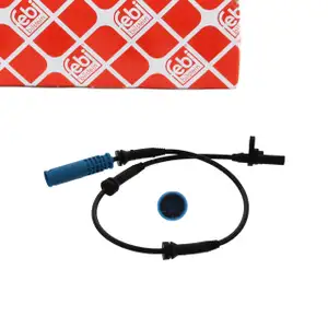 febi ABS Sensor Raddrehzahl f&uuml;r BMW 5er E60 E61 6er E63 E64 vorne 34526760045/34526771702