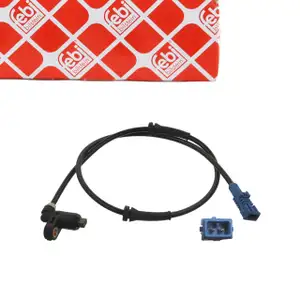febi 36941 ABS Sensor Raddrehzahl f&uuml;r PEUGEOT 206 2A/C 206 CC 2D Vorderachse 4545.76