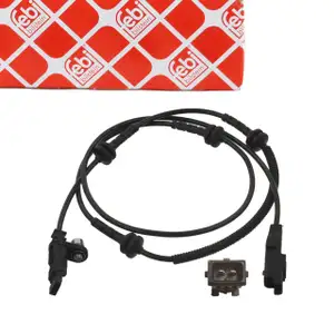 febi ABS Sensor Raddrehzahl f&uuml;r CITROEN C6 TD PEUGEOT 407 6C 6D 6E vorne 4545.A9/4545.G6