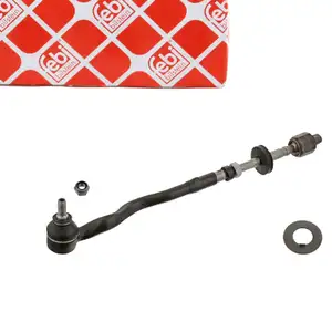 febi 23923 Spurstange + Kopf f&uuml;r BMW 3er E46 bis Bj. 09.1998 Vorderachse links 32211095955