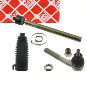 febi 38999 Spurstange + Lenkmanschettensatz f&uuml;r PEUGEOT 9D 9U Vorderachse rechts 3812.C7