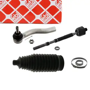 febi Spurstange + Lenkmanschette f&uuml;r CITROEN C1 1 2 PEUGEOT 107 TOYOTA Aygo vorne links