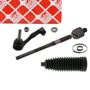 febi Spurstange + Lenkmanschette f&uuml;r BMW E81 E82 E87 E88 E90 E91 E92 E93 X1 Z4 vorne links