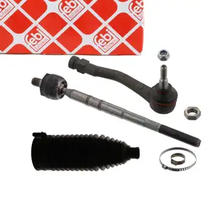febi Spurstange + Lenkmanschette f&uuml;r CITROEN Berlingo PEUGEOT Partner vorne rechts 3812.F4