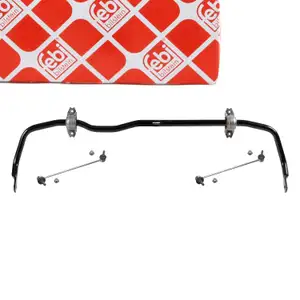 febi 171159 PROKIT Stabilisator + 2x Koppelstange f&uuml;r VW Golf 7 A3 8V Leon Octavia 3 vorne