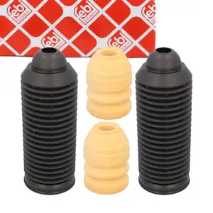 febi 186145 Staubschutz + Anschlagpuffer Satz f&uuml;r AUDI A1 8X Vorderachse 357413175A