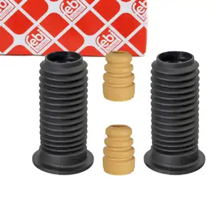 febi 109504 Dreckschutz + Anschlagpuffer Satz f&uuml;r FORD Fiesta 6 MK6 Vorderachse 1531648