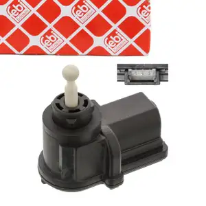 febi Stellmotor HALOGEN Scheinwerfer Leuchtweitenregulierung f&uuml;r FORD Focus 2 1324268