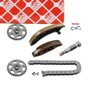 febi 181933 Steuerkettensatz für MERCEDES W176 W246 W204 W205 W212 X156 10/C253 W166 OM651