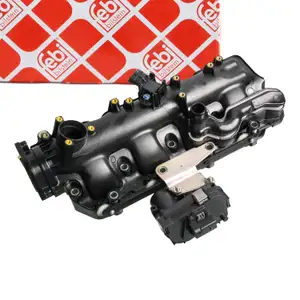 febi 176018 Ansaugkrümmer + Stellelement für OPEL Astra J Insignia A Zafira C 2.0 CDTI