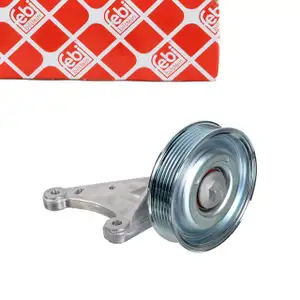 febi Umlenkrolle Keilrippenriemen f&uuml;r CITROEN Berlingo PEUGEOT Expert Rifter FIAT 1.5-2.0D