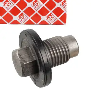 febi 108810 Ölablassschraube + Dichtring für FIAT 500 Panda JEEP Compass Renegade 1.0 1.3