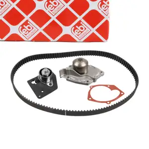 febi 173157 Zahnriemensatz + Wasserpumpe f&uuml;r RENAULT Laguna 2 1.9 dCi F9Q 674