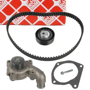 febi 173161 Zahnriemensatz + Wasserpumpe f&uuml;r FORD Courier Fiesta 4 1.8D 1.8Di