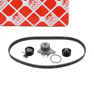 febi Zahnriemensatz + Wasserpumpe f&uuml;r CITROEN C2 JM C3 1 C4 1 PEUGEOT 1007 206 207 1.4 16V