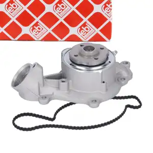 febi 183454 Wasserpumpe WaPu f&uuml;r AUDI A4 B9 A5 F5 A6 C8 A7 4K A8 D5 Q5 FY 4M 3.0 6M121013C