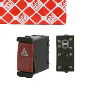 febi Warnblinkschalter Warnblinker für MERCEDES 190 W201 123 W123 S-Klasse W126 SL R107