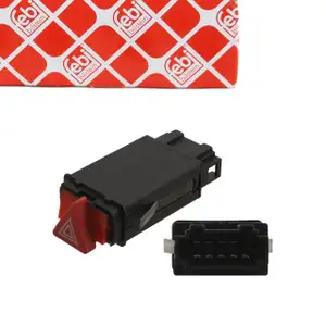 febi 29448 Warnblinkschalter f&uuml;r AUDI A4 B5/Avant ohne Anh&auml;ngevorrichtung 8D0941509H