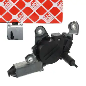febi 48673 Wischermotor für SKODA Fabia 2 542 Roomster Superb 2 Combi Yeti hinten