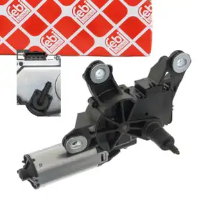 febi 100735 Wischermotor für AUDI A3 8P A4 B6 B7 Q5 8RB ab 06.2014 Q7 4LB hinten