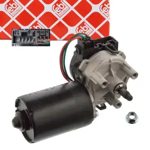 febi 107272 Wischermotor Frontwischermotor für FIAT Ducato 230_ vorne 9945855/9948873
