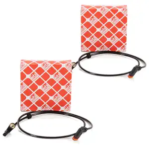 2x febi 38371 ABS Sensor Raddrehzahl f&uuml;r MERCEDES C-Klasse W204 S204 hinten 2045400317