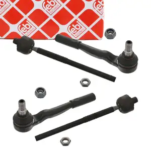 2x febi PROKIT Spurstange + Spurstangenkopf f&uuml;r MERCEDES E-Klasse W211 S211 CLS C219 vorne