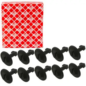 10x febi 38798 Clips Schraube Sicherungsstift für AUDI SEAT SKODA VW 4A0805121A