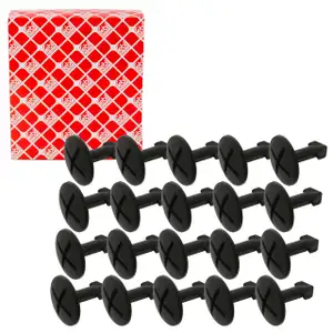 20x febi 38690 Clips Schraube Sicherungsstift für AUDI SEAT SKODA VW 4A0805121C