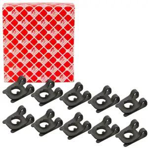 10x febi 38687 Blechmutter Unterfahrschutz Unterbodenschutz für AUDI SEAT SKODA 8E0805960